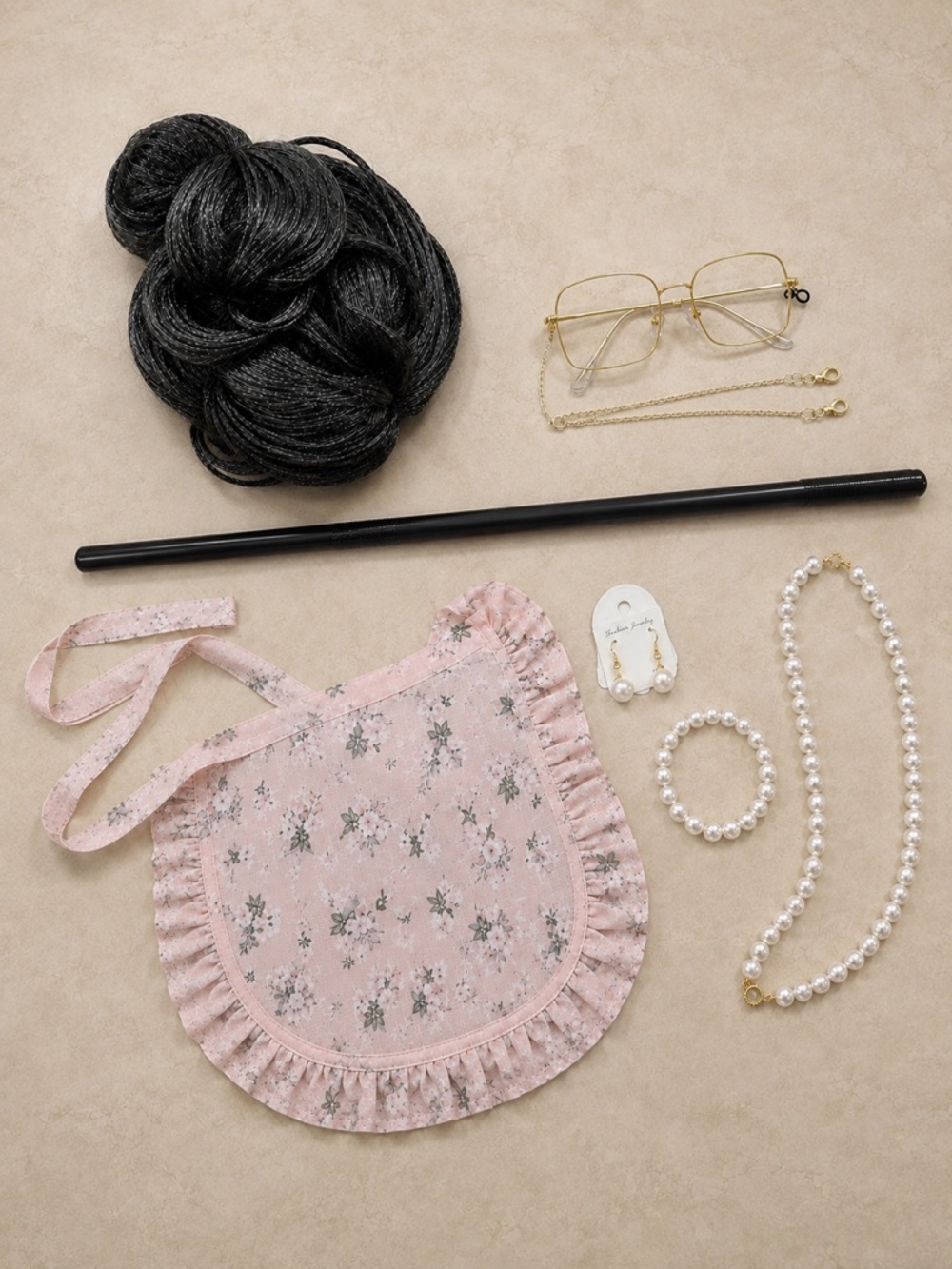 New - Grandma Old Lady Costume Accessory Set | Size XL-XXL